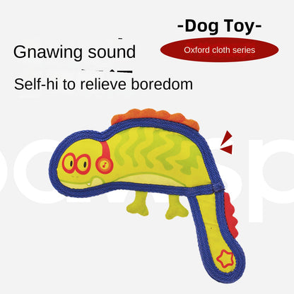 Tug-of-War Toy for Dogs Teeth Cleaning Oxford Cloth Pet Sound Interactive Toy for Small and Medium Dogs
