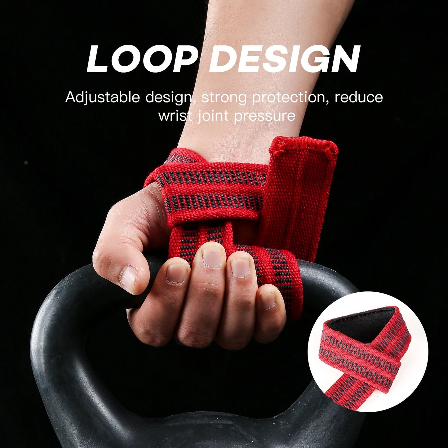 Hard Pull Assist Belt Fitness Gloves Weightlifting Pull Up Assist Grip Belt