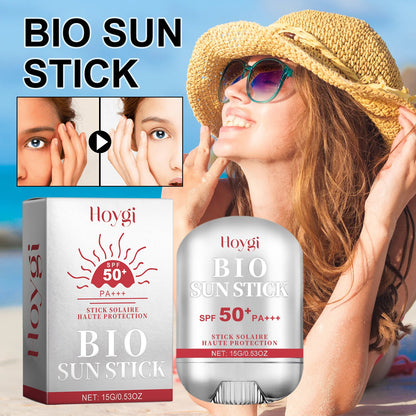 Bio Sun Stick, Protect Stains And Wrinkles Outdoor UV Firming And Brightening Skin Moisturizing Light And Gentle