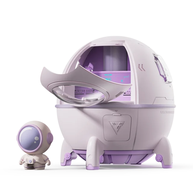 Portable Astronaut Humidifier with LED Light and Aroma Diffuser - USB Powered for Clean and Hydrated Air Cute Aesthetic Stuff
