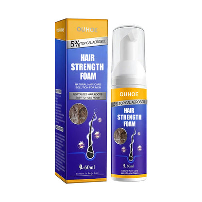 Men's Dense Hair Foam Mousse, Clean Repair Hair Root, Dense And Moisturizing Hair Mousse