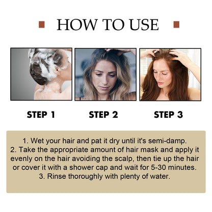 Disulfide Bond Reductive Hair Mask, Repair Dry Hair And Frizzy Hair Damaged Strong Supple Hair Mask