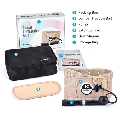HailiCare Inflatable Belt Waist Retractor Home Waist Support Fixed Belt Health Supplies