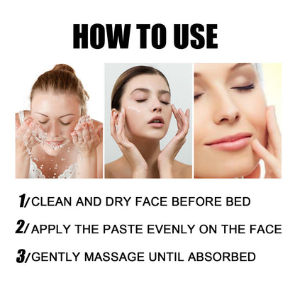 Booster Sleeping Cream, Whitening And Brightening Facial Skin Deep Hydrating Sleep Mask