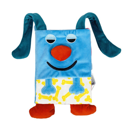 Baby toys three-dimensional cloth books that cannot be torn apart washable children's enlightenment baby ringing paper books