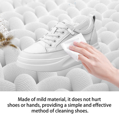 Sneakers Wipes, Small White Shoes Clean Stains Yellow Shoe Edge Decontamination Wash Free White Clean