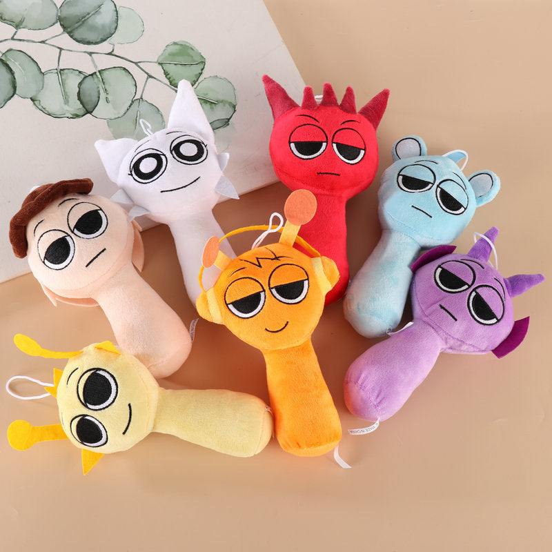 Sprunki Plush Rhythm Box Game Character Surrounding Plush Toys Dolls