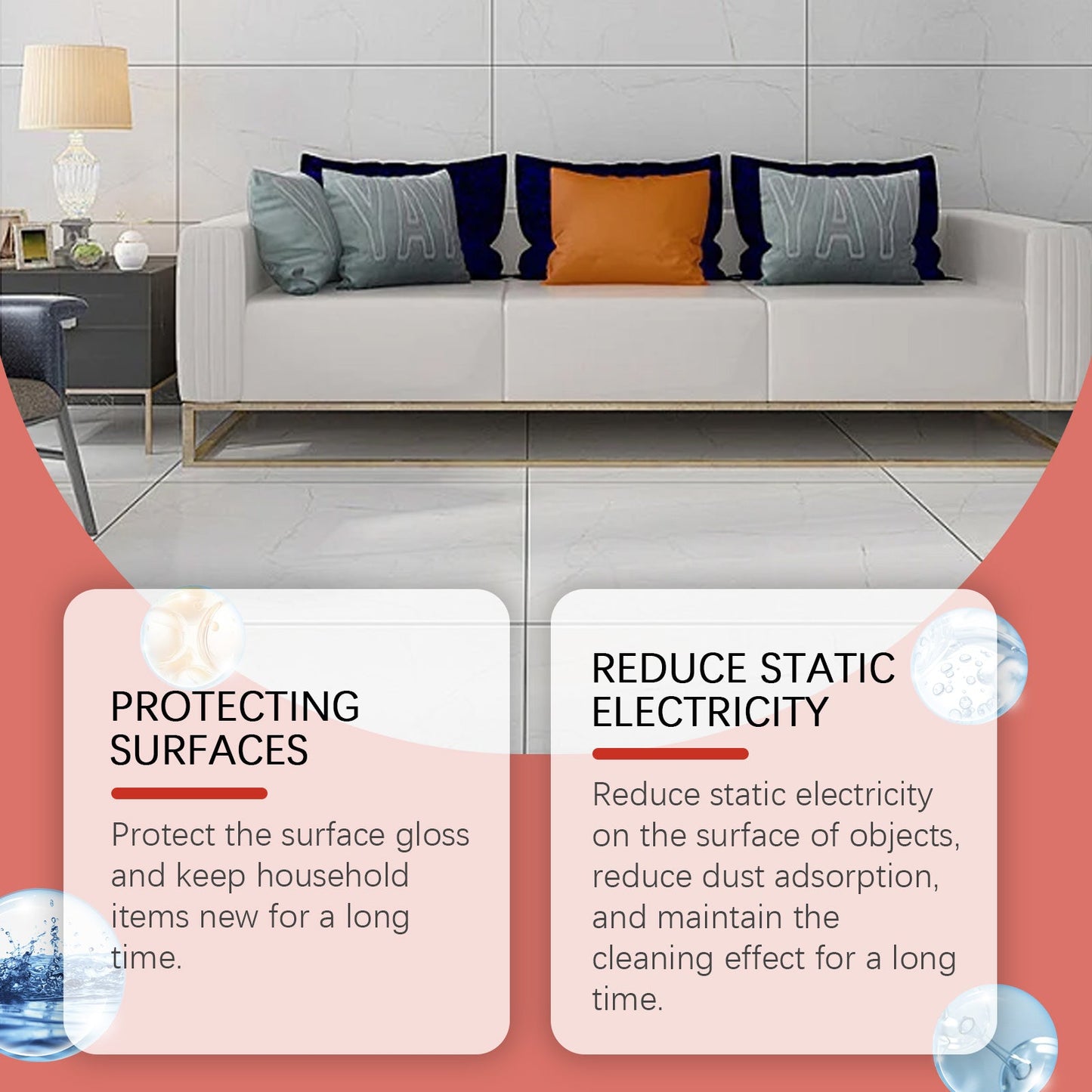 Multi-Purpose Stain Cleaning Gel, Cleaning Kitchen And Bathroom Grease Stains Multi-Effect Cleaner