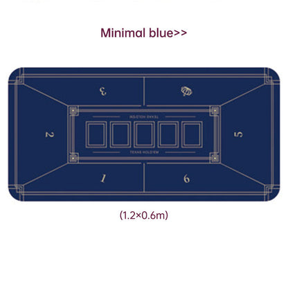 Dezhou playing card pad tablecloth table cushion square round chip rubber cushion playing card table top cushion