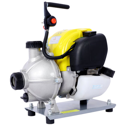 38CC four stroke gasoline water pump 1.5 "portable gas power delivery pump 8500r/min 10FT x 1" suction 1.5 "flat hose