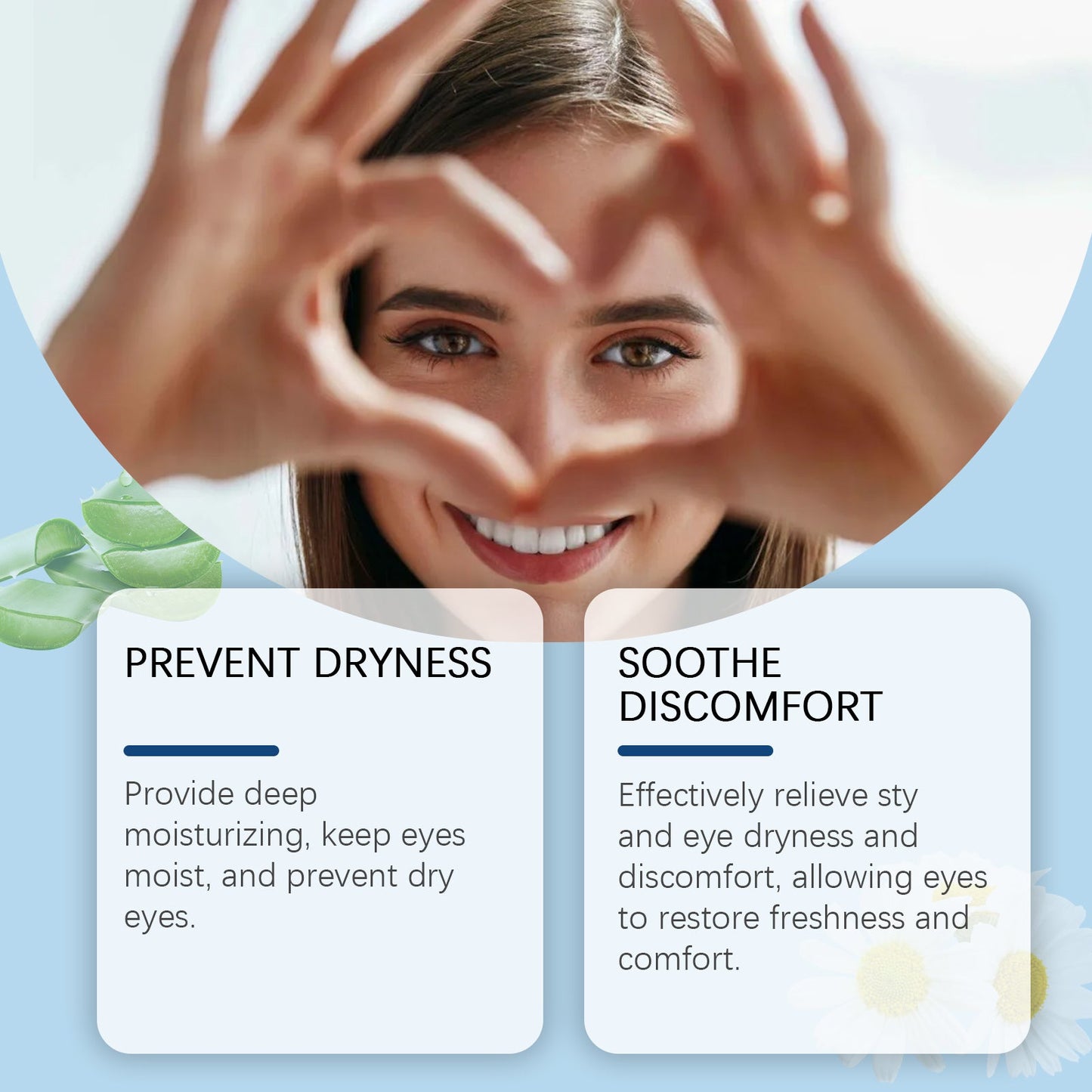 Eye Care Solution, A Gentle Moisturizing Eye Solution That Relieves Acidness, Is A Daily Portable Eye Care Drops