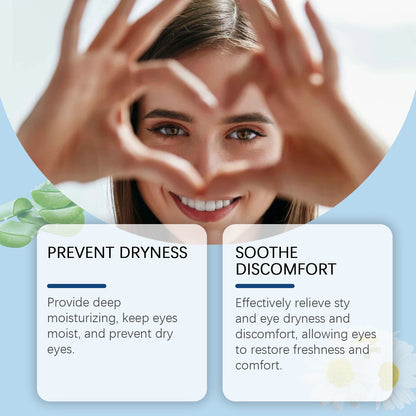 Eye Care Solution, A Gentle Moisturizing Eye Solution That Relieves Acidness, Is A Daily Portable Eye Care Drops