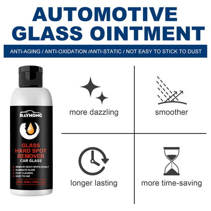 Glass Hard Spot Remover Car Glass, Glass Cleaning Decontamination Scratch Repair Polishing Cream