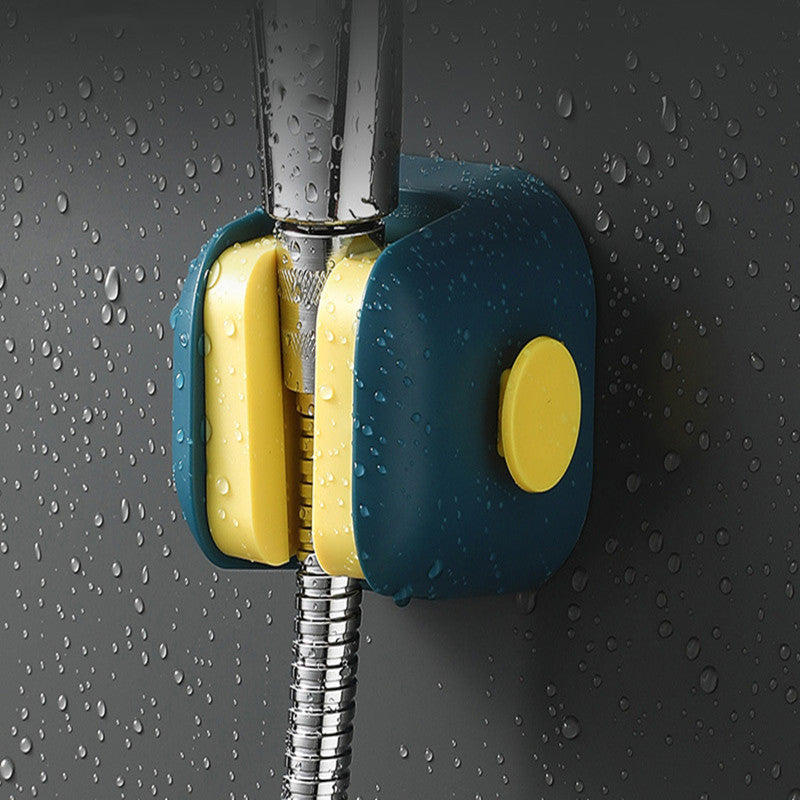 Shower Bracket Free Punching Fixed Seat Universal Shaking Head Adjustable Lotus Pod Bathroom Nozzle Flower Drying Shower Base