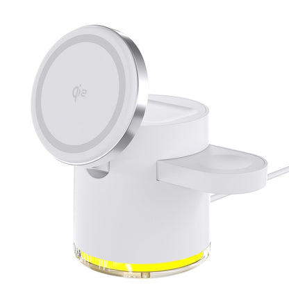Qi2 magnetic three in one wireless charger folding three in one wireless charger suitable for Apple 15 charger