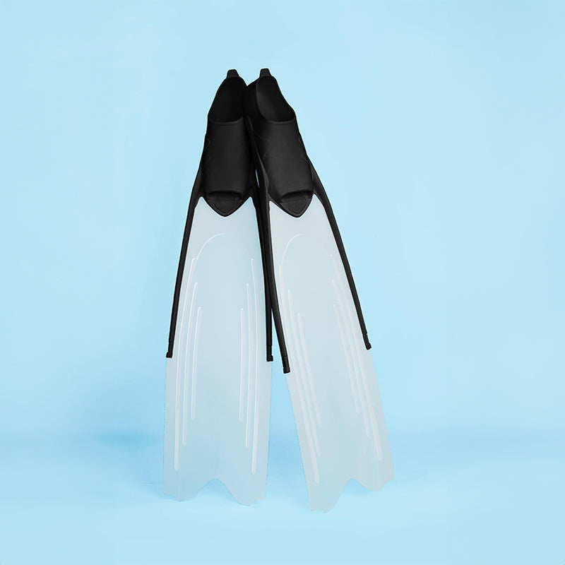 Professional Freediving Long Fins for Spearfishing, Diving, Snorkeling – PP+TPR, Anti - Skid