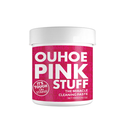 Home Gentle Multi-Functional Cleaning Cream, Clean Kitchen Heavy Oil Dirt General Pink Barrel Cleaning Powder