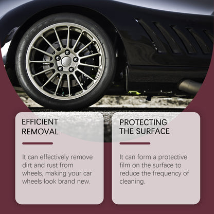 Automobile Wheel Rust Remover, Wheel Rust Remover Spray Rim Rust Remover Polishing Clean Wheel Rust Remover