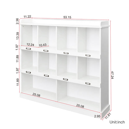 10-shelf Bookcase