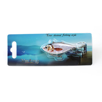 Mmlong 2.5/8.6g Vib Crankbait Lifelike Fishing Lure  Slow Sinking Hard Fish Wobbler Pes