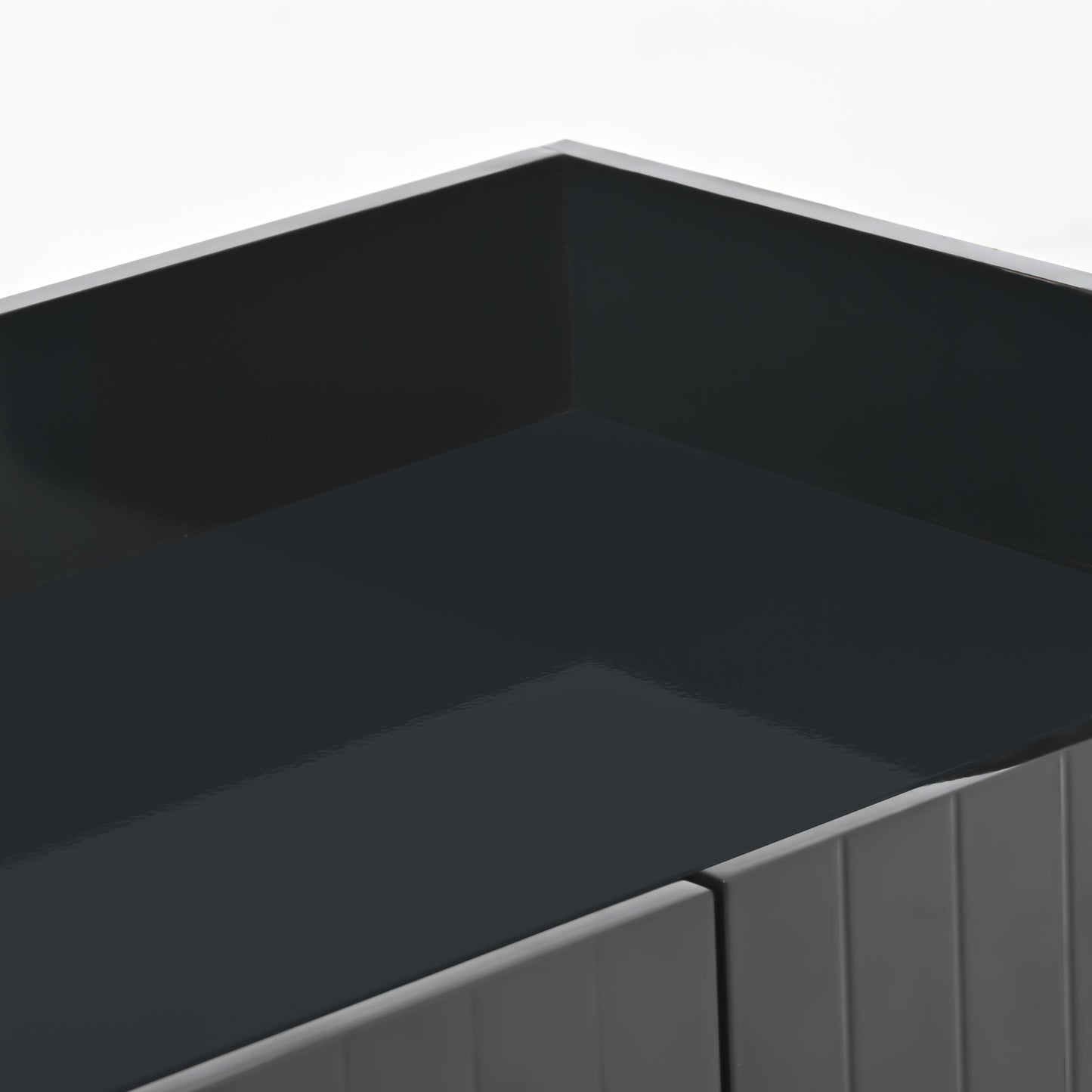 U-Can shoe cabinet with door, 11 layers with adjustable shelves, modern wooden shoe cabinet (PVC surface)