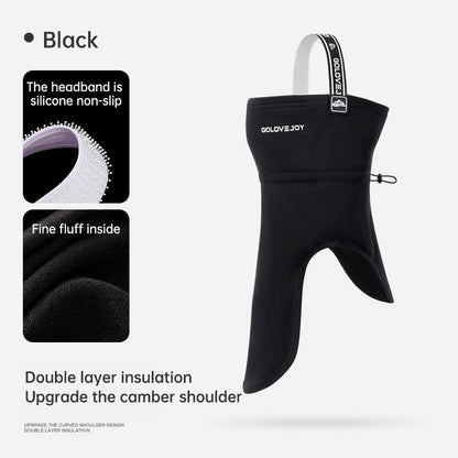 Winter skiing face mask men and women outdoor riding hanging ear mask headscarf windproof cold plus cashmere warm neck guard