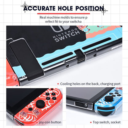 Suitable for Switch Crystal Case NS Host Personalized Protective Case Animal Forest Crystal Bear Case
