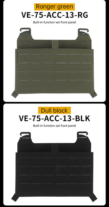 WoSporT can accommodate three 5.56 (or two 7.62) inner pockets with built-in function cover camouflage front panel
