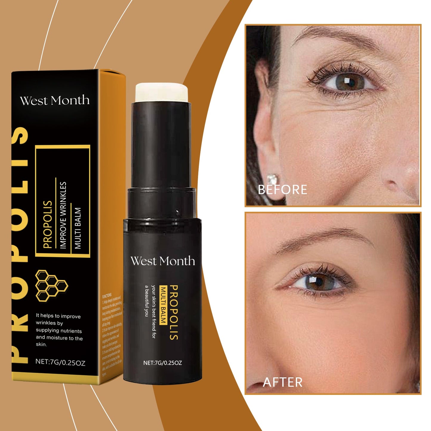 Propolis Firming And Anti-Wrinkle Moisturizing Bar, Moisturizing And Repairing Face Gentle Nourishing Skin Bar