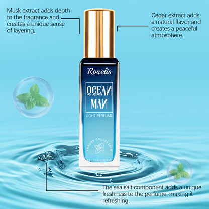 Ocean Fresh Luxury Eau De Toilette Natural Fragrance Elegant Romantic Couple Dating Niche Lasting Perfume Spray