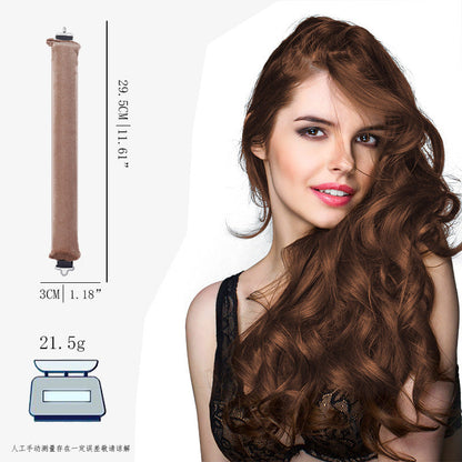 Sleeping lazy heatless hair curler simple big wave bold curling iron