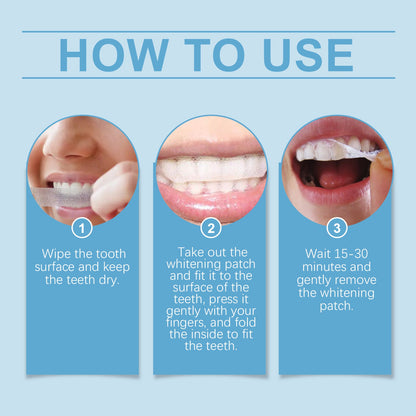 Brightening Tooth Strips, Refreshing Breath And Gently Cleaning Teeth Stains Brightening Tooth Care Strips
