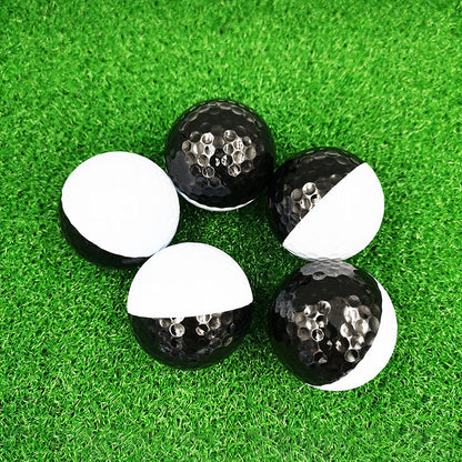 Colorful Golf Ball Black And White Putting Practice Match Ball Golf Ball