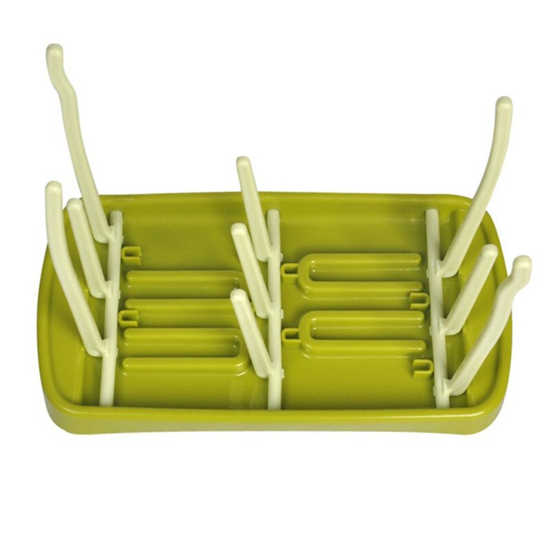 Bottle Dry Rack Baby Bottle Drain Drying Racks Blue Pink Baby Bottle Cleaning Dryer Drainer Storage Drying Rack
