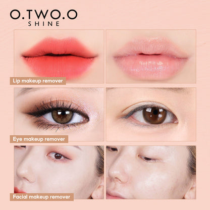O.TWO.O Clear And Soothing Makeup Remover Mild Deep Makeup Remover Eye And Lip Two-In-One Makeup Remover Face SE011