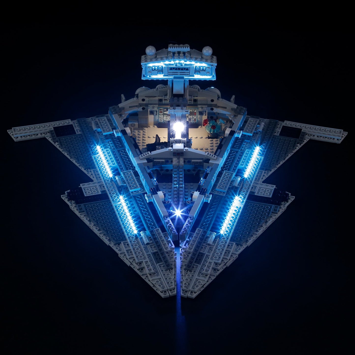 YB compatible with LEGO 75394 Empire Star Destroyer LED lighting Star Wars luminous building blocks lighting toys
