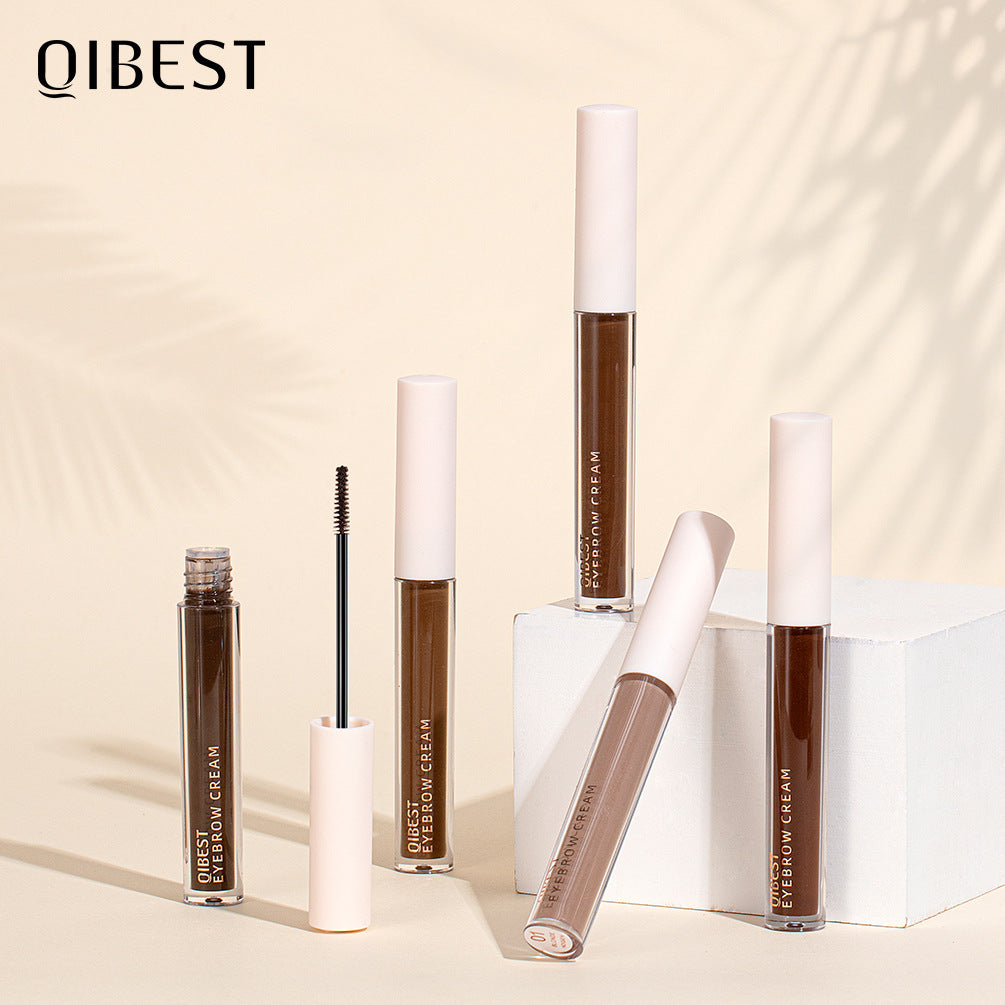QIBEST New Three Dimensional Eyebrow Dyeing Cream Does Not Fade And Halo And Eyebrow Dyeing Liquid Is Waterproof And Sweat Proof