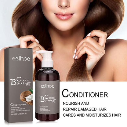 Smooth Shampoo Cocoa Butter Shampoo Conditioner Clean Smooth Hair Moisturizing Hair Treatment