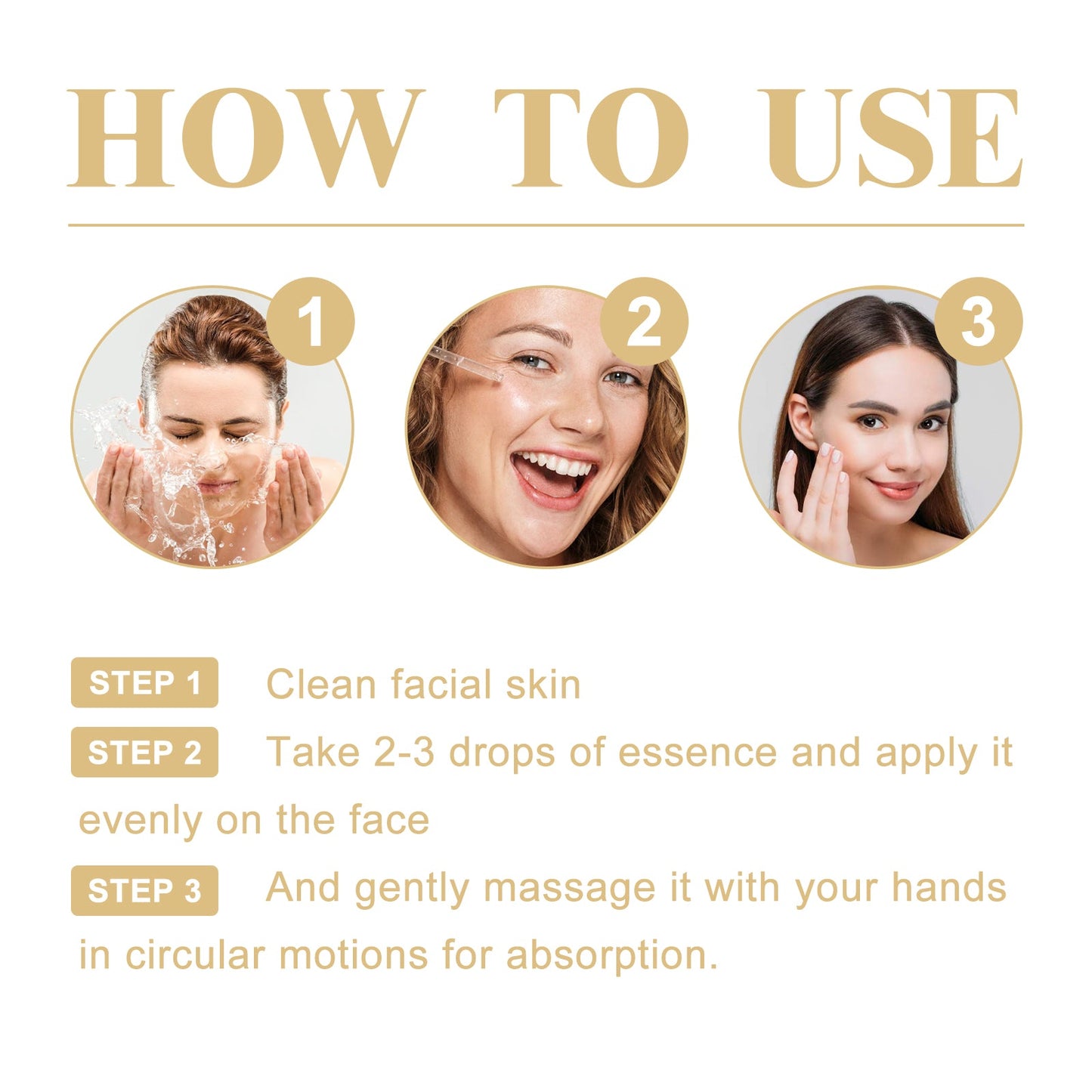 Collagen Face Serum, Moisturizing, Moisturizing And Firming Facial Skin, Cleaning, Anti-Wrinkle, Anti-Aging Eyes