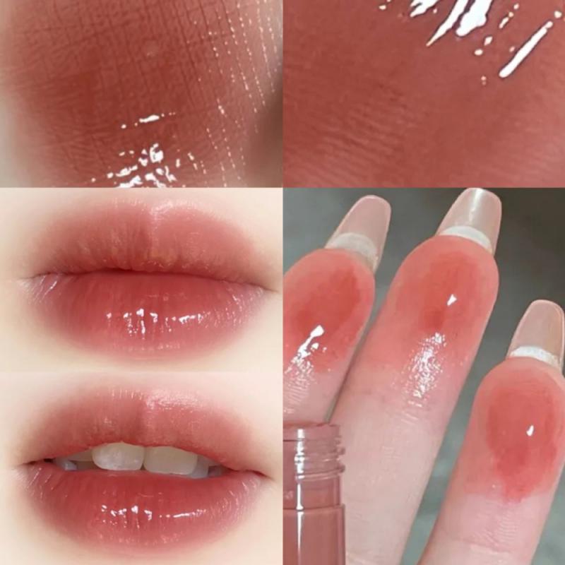 Water Mirror Lip Glaze  Lipstick Non-stick Cup Lasting Moisturizing Lipstick Colorful Women Lip Makeup Tool Maquiagem Hot