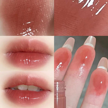 Water Mirror Lip Glaze  Lipstick Non-stick Cup Lasting Moisturizing Lipstick Colorful Women Lip Makeup Tool Maquiagem Hot