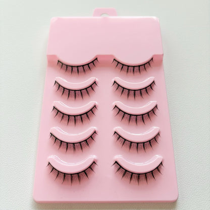 Cartoon Bushy Black Terrier Big Devil False Eyelashes Whole Piece Barbie Eyelashes Natural Little Devil