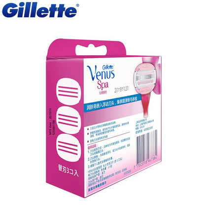 Gillette Venus SPA Breeze Shaving Razor Blades For Women Ladies Vns Series Razor Blade Hair Removal 3Pcs/Pack