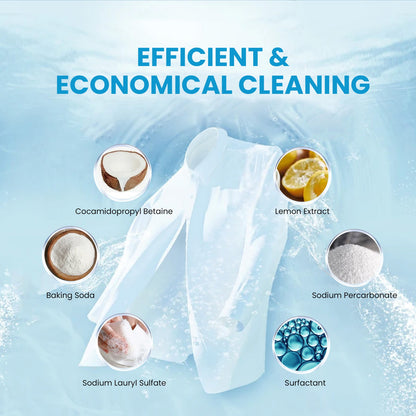 Laundry Detergent Sheets, Deep Cleaning Clothes Remove Oil Stains And Stains Lasting Fragrance Clothes Cleaning Tablets