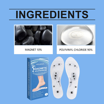 Comfortable Massage Insoles Leg Repair Raised Invisible Support Durable Lightweight Massage Insoles