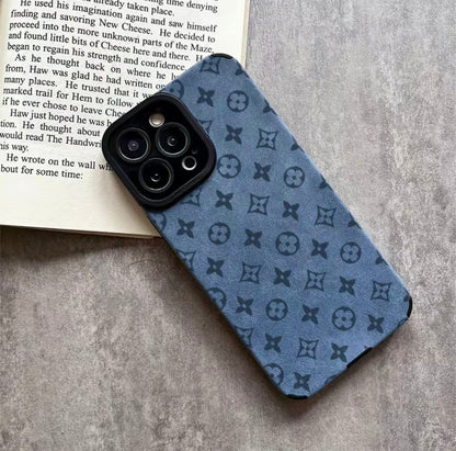 Vintage Bloom Fur Phone Case