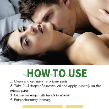 Androgens Massage Oil, Men's Body Care Strong Vitality Nourishing Care Essential Oil