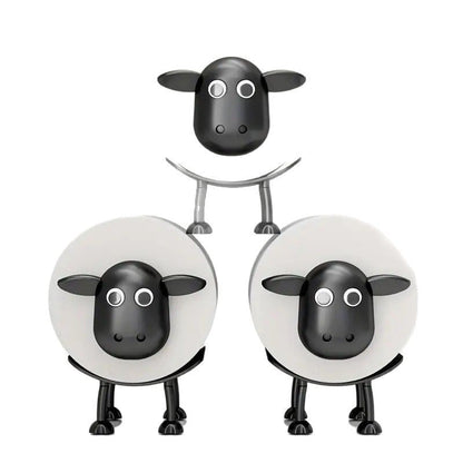 Cute sheep shaped toilet paper holder suitable for fashionable home decoration tissue box storage bathroom accessories decoration rack