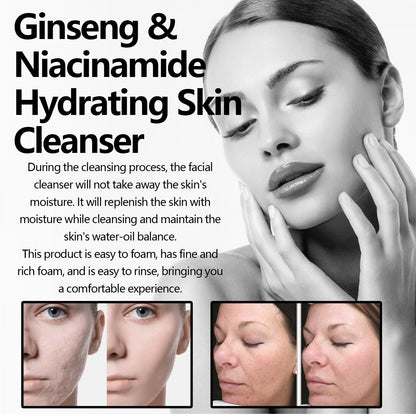 Ginseng Cleanser Gently Cleanses Face, Removes Impurities, And Foams With Delicate, Rich Moisture For Easy Rinsing