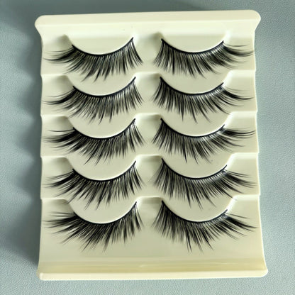 Cartoon Bushy Black Terrier Big Devil False Eyelashes Whole Piece Barbie Eyelashes Natural Little Devil
